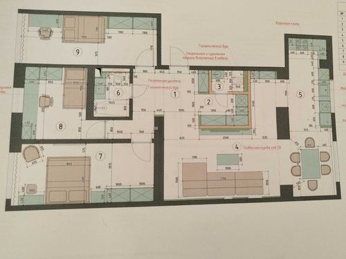 4-room apartment, 95 m²