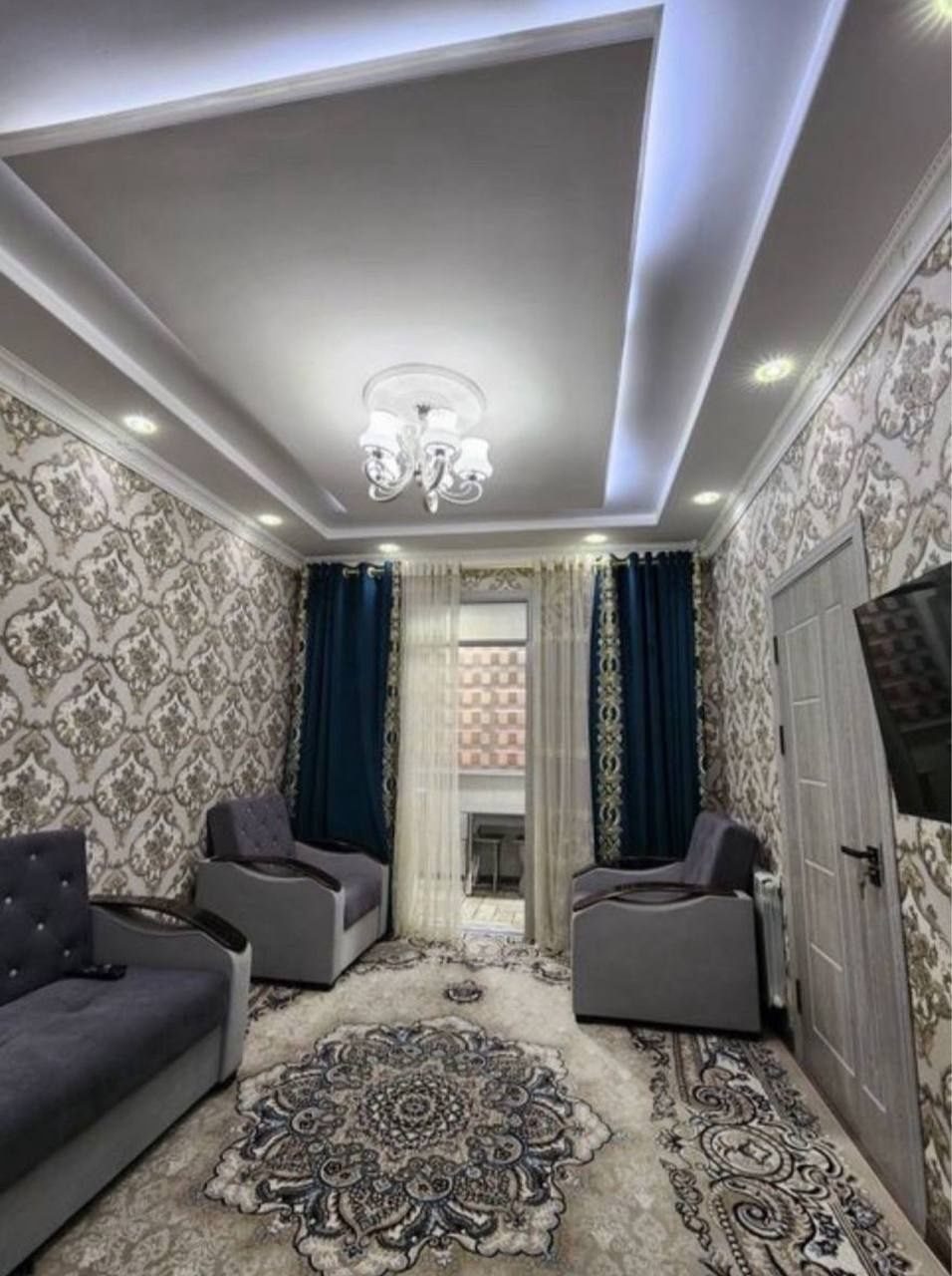 2-room apartment, 48 m², 2 floor, Tashkent, Chilanzar District, for sale