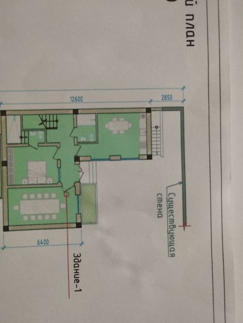 6-room house, 1500 m²