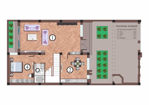 5-room house, 180 m²