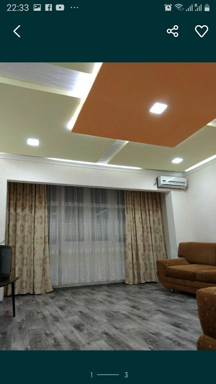 2-room apartment, 67 m², 9 floor, Tashkent, Mirzo Ulugbek District, for rent