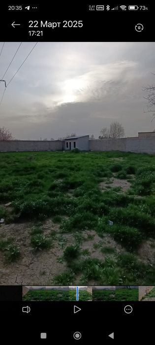 Участок в махалле Харакат, 3 квартала от поста Назарбек, продается