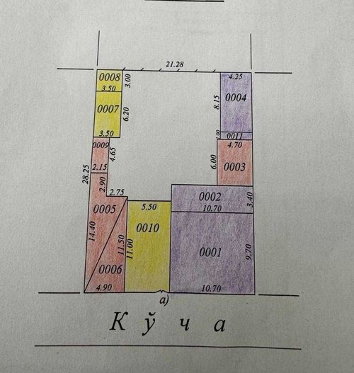 Land plot 6 sotok, Badamzar, Yunusabad, Facade: 22*28