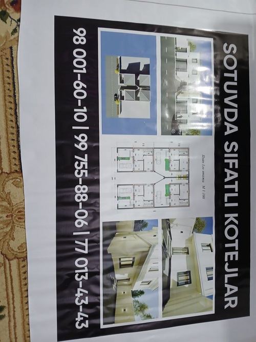 Qizg'aldoq mahalla. 1km from Mekhnat post. 4-room cottage with a full basement.