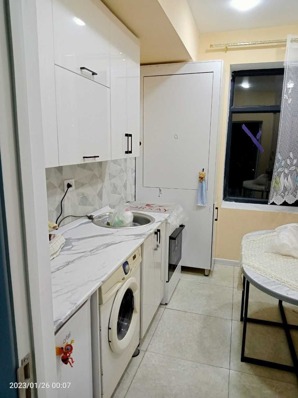 1-room apartment, 57 m², 2/9 floor, Tashkent, Sergeli District, for rent