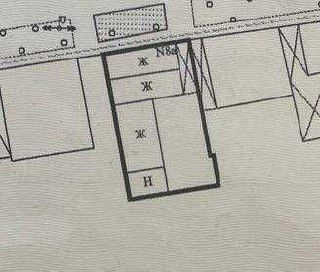 1-xonali uy, 50 m²
