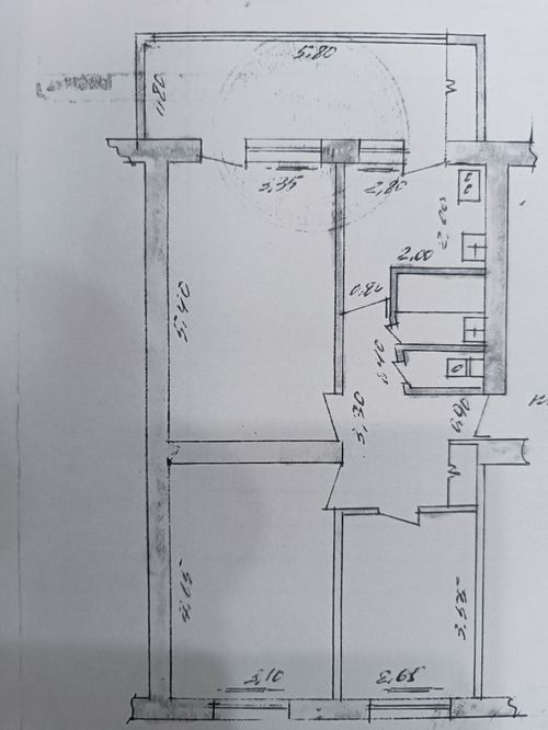 3-xonali kvartira, 69.16 m²