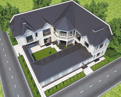 8-xonali uy, 500 m²