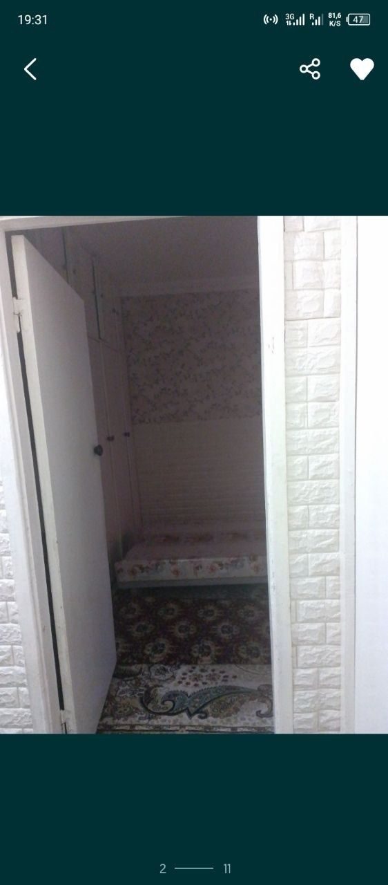 2-комнатная квартира, 36 м², 3/4 эт, Ташкент, Сергелийский район, на продажу