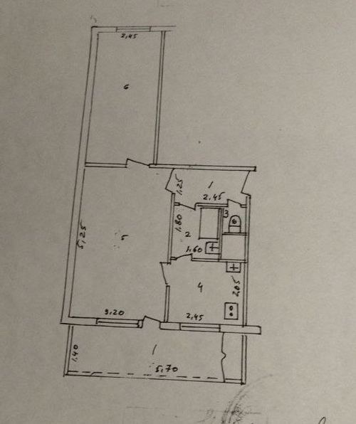 2-комнатная квартира, 49.8 м²