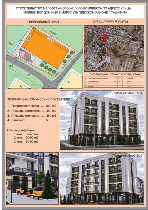 СРОЧНО Продается Земля 8 сот Янги Узбекистан, ул. р-н М.Улугбекский