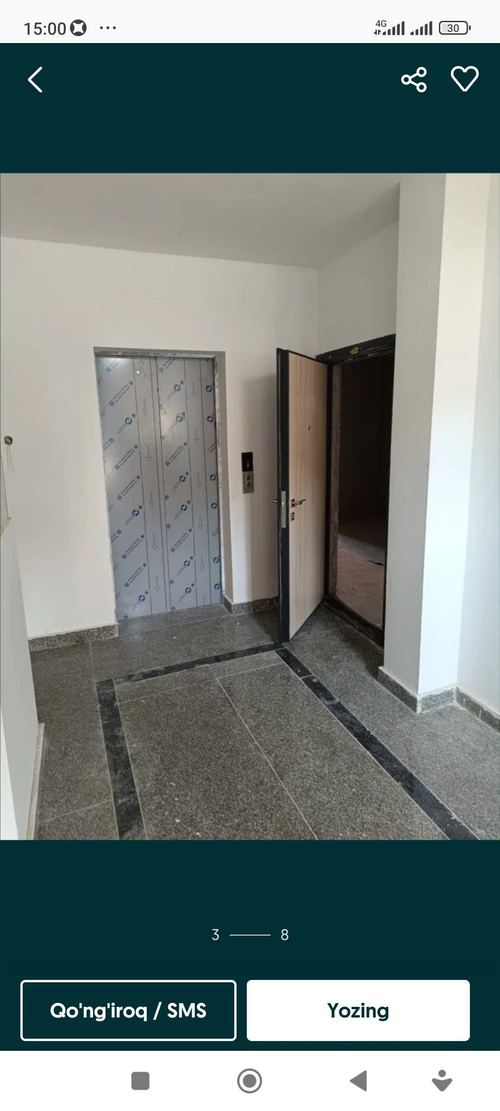 2-комнатная квартира, 55 м²