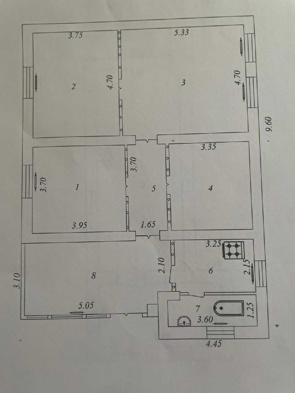 4-xonali uy, 1 m², Toshkent, Mirzo Ulug‘bek tumani, sotuvga