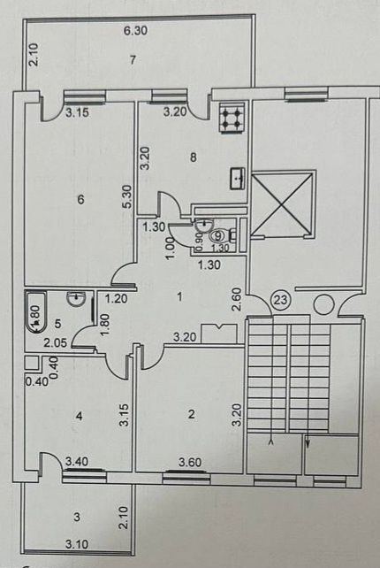 3-комнатная квартира, 85 м²