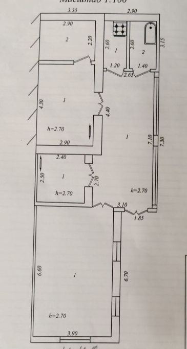 4-room house, 197 m²