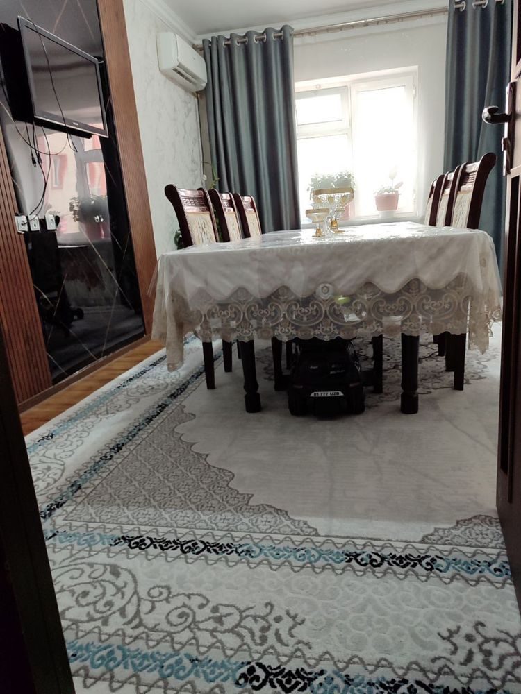 3-комнатная квартира, 74 м², 3/7 эт, Ташкент, Сергелийский район, на продажу