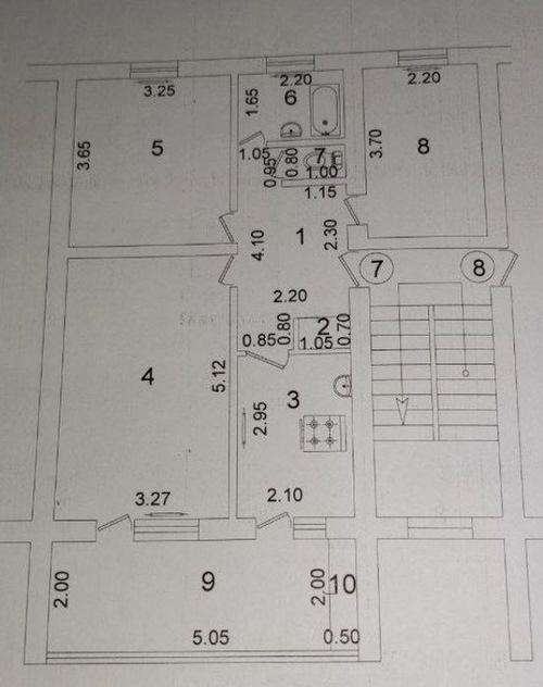 3-комнатная квартира, 65.93 м²