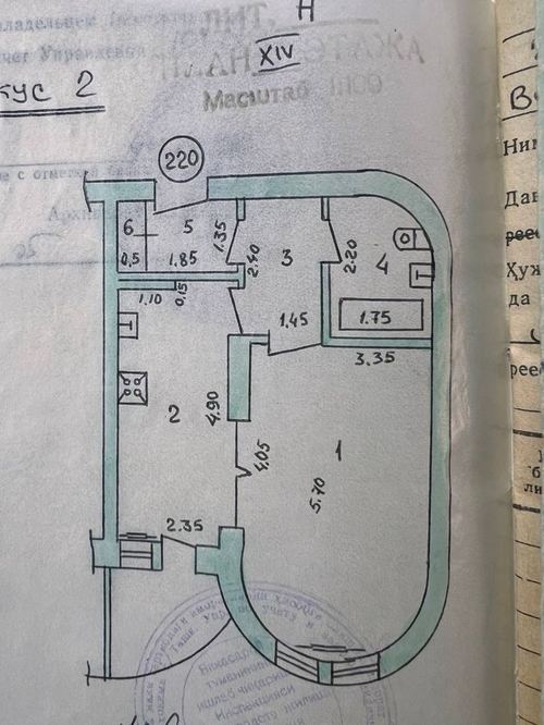 2-комнатная квартира, 45 м²