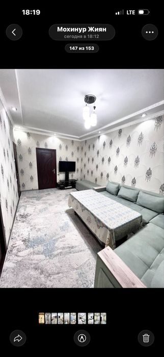 2-комнатная квартира, 60 м², 2/4 эт, Ташкент, Чиланзарский район, на продажу