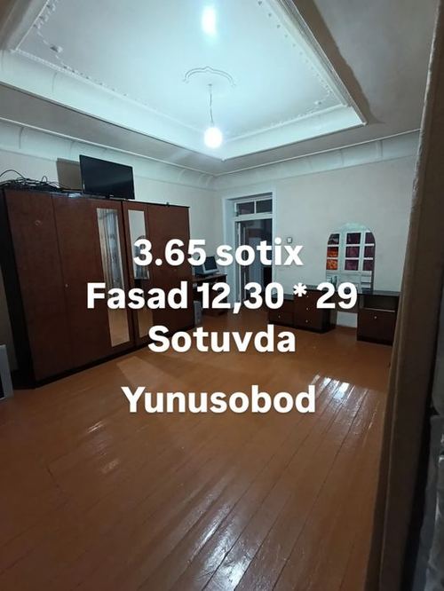 Yunusobod Tumani G'ayratiy mahallada 3.65 sotix yer sotuvda