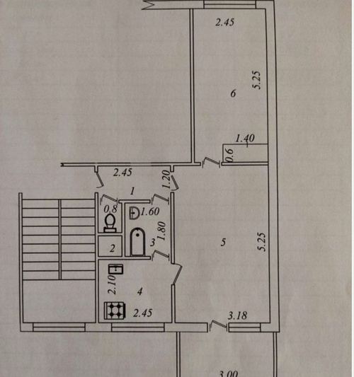 2-комнатная квартира, 48 м²