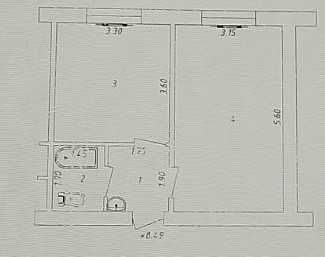 2-комнатная квартира, 35.61 м², 2/4 эт, Ташкент, Алмазарский район, на продажу