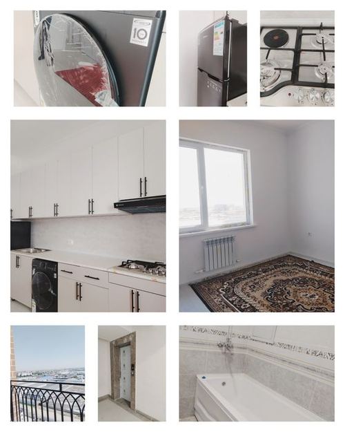 2-xonali kvartira, 60 m²