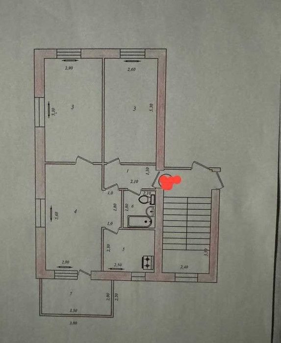 3-xonali kvartira, 65 m², 4/5 qavat, Toshkent, Chilonzor tumani, sotuvga