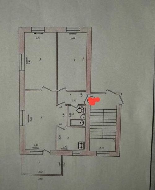 3-room apartment, 65 m²