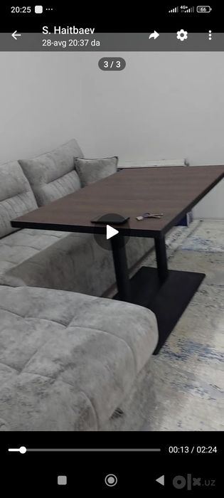 2-xonali kvartira, 37 m²