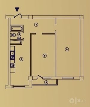 2-комнатная квартира, 80 м², 9/10 эт, Ташкент, Яшнабадский район, на продажу