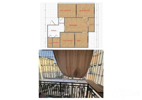 3-комнатная квартира, 72.4 м²