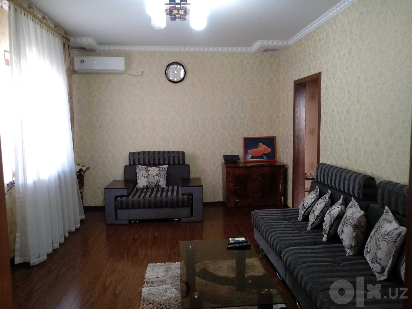2-комнатная квартира, 60 м², 7/9 эт, Ташкент, Мирабадский район, в аренду