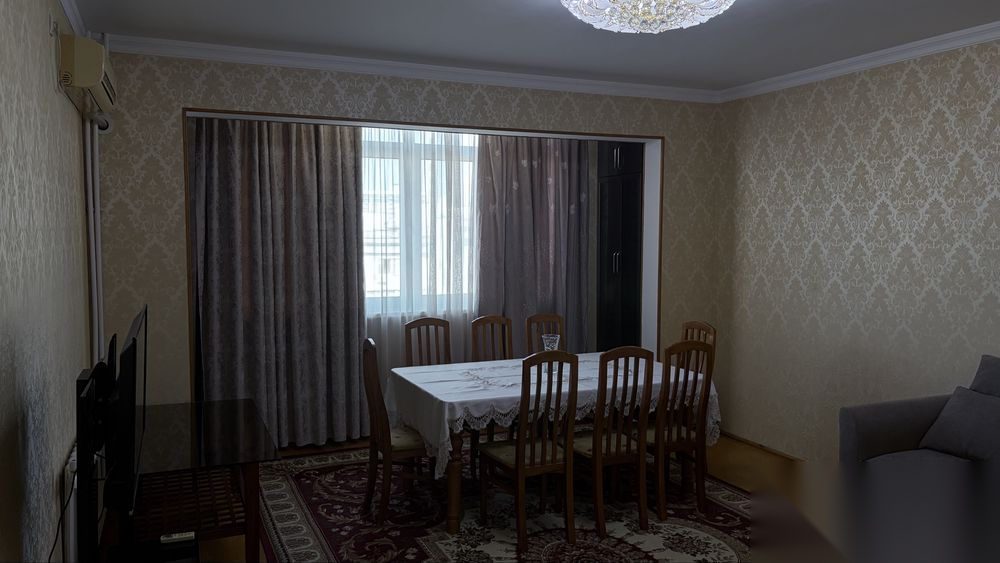 3-room apartment, 89 m², 5/9 floor, Tashkent, Almazar District, for rent