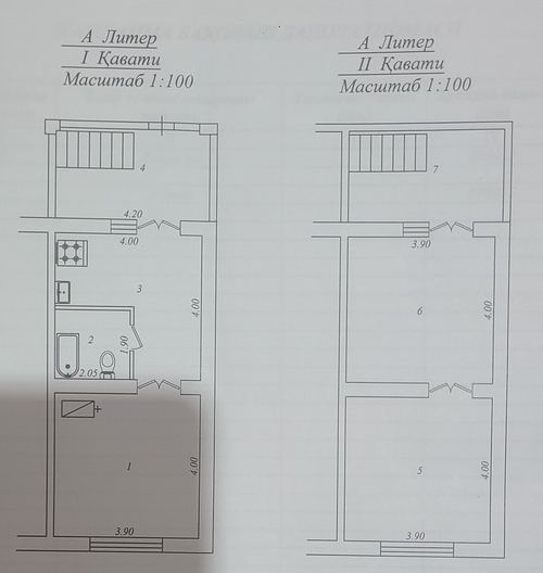 3-xonali uy, 62.12 m²