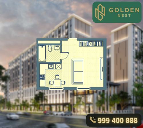 1-room apartment, 30 m²