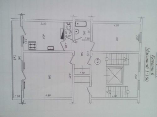 2-room apartment, 61 m²