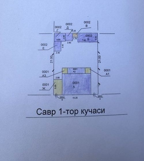 ул. Савр, 3,2 сотки, фасад 15м, Мирабадский район