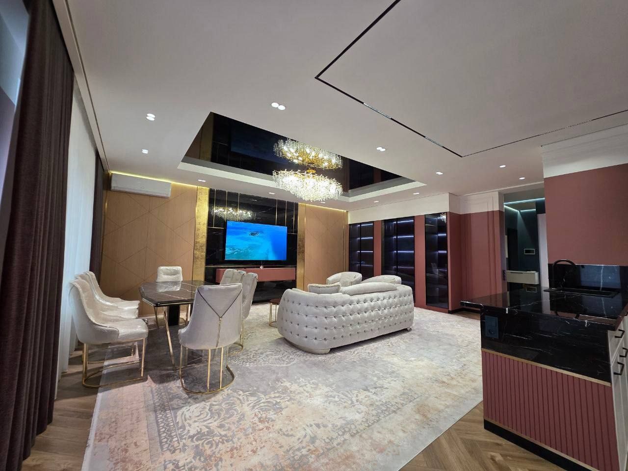 4-xonali kvartira, 130 m², Toshkent, Shayxontohur tumani, ijaraga