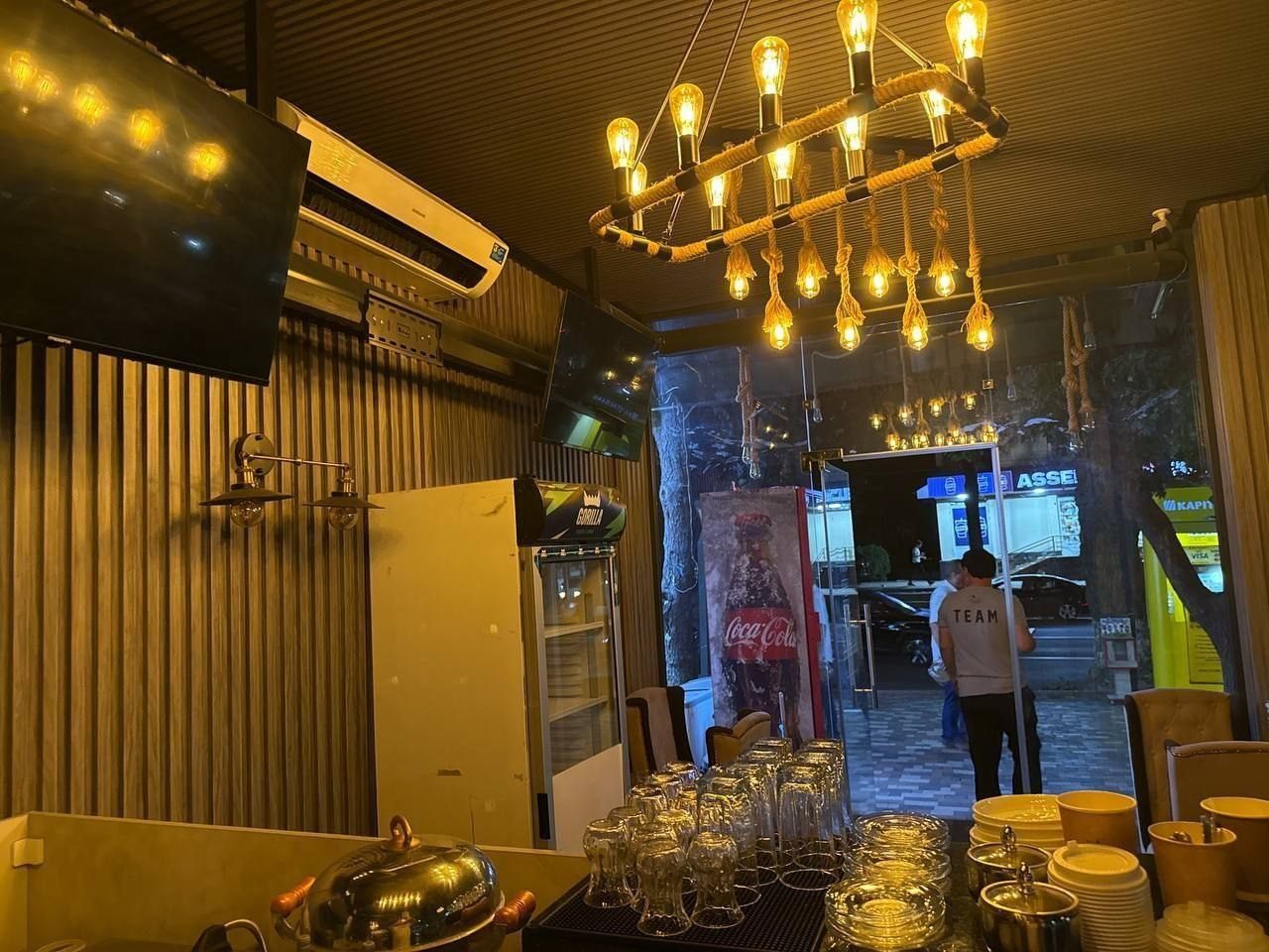 URGENT! Ready coffee shop for rent, Chilanzar district, 30m2, roadside