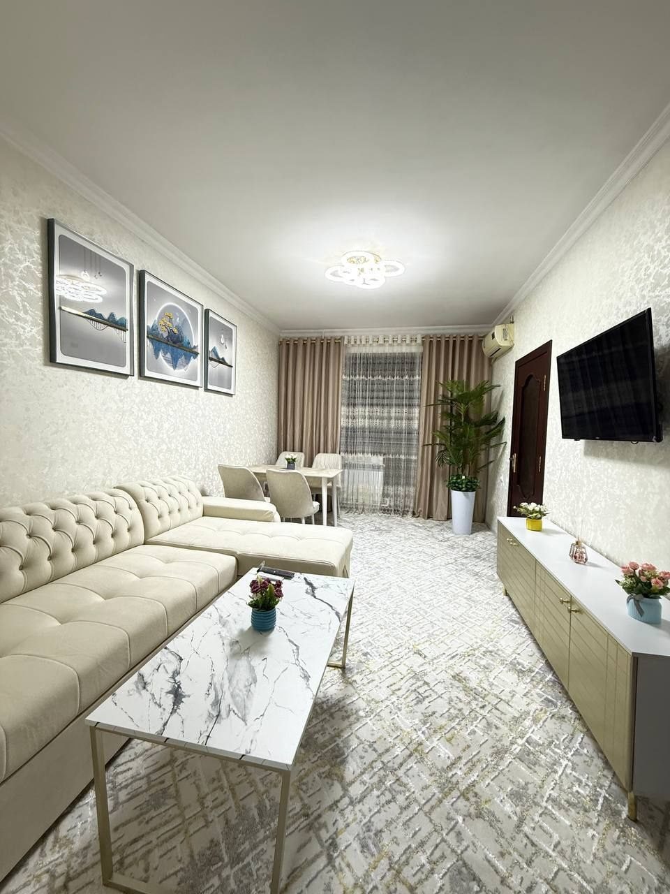 3-room apartment, 65 m², Tashkent, Chilanzar District, for sale