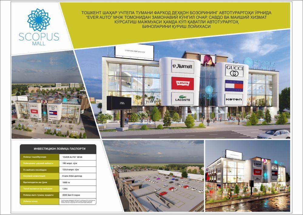 Commercial premises N100 for rent in the basement of Scopus Mall shopping center