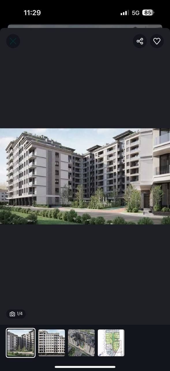 2-room apartment, 47 m², Tashkent, Uchtepa District, for sale