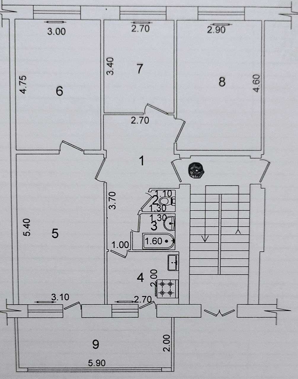 4-room apartment, 83 m², Tashkent, Yunusabad District, for sale
