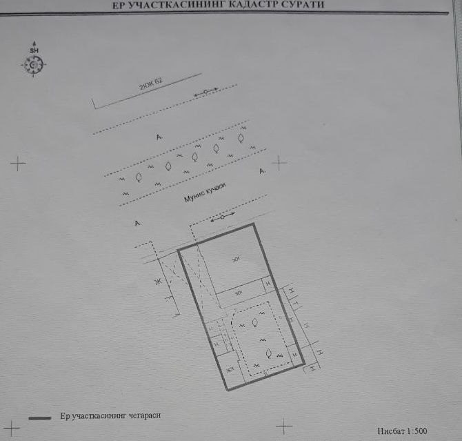 House for office, roadside, 4.32 sotok, Mirabad district, Munis
