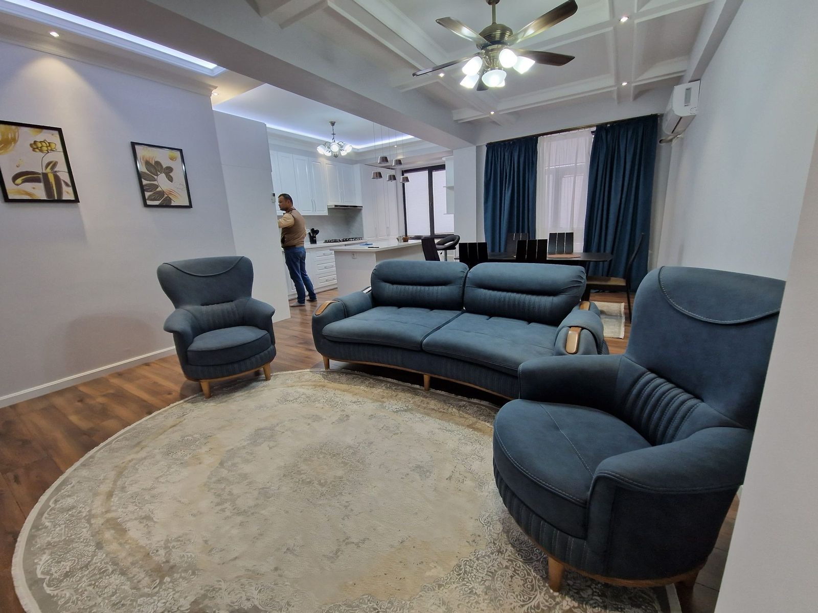 3-xonali kvartira, 97 m², Toshkent, Sergeli tumani, ijaraga