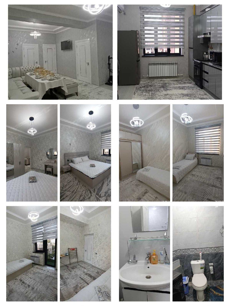 3-xonali kvartira, 80 m², Toshkent, Mirzo Ulug‘bek tumani, ijaraga