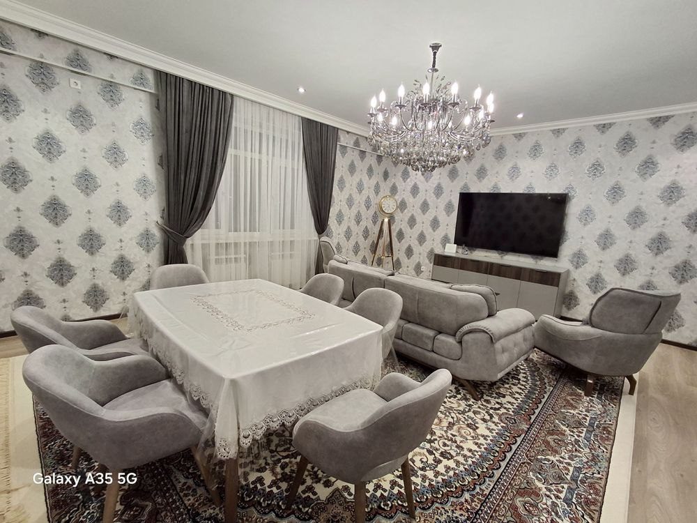3-xonali kvartira, 120 m², Toshkent, Yunusobod tumani, ijaraga