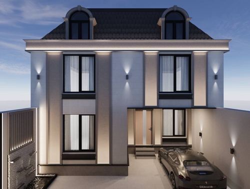 For sale: 2-story plot in Ohunboboyev on Kichik Xalq Yo'li street (shell)