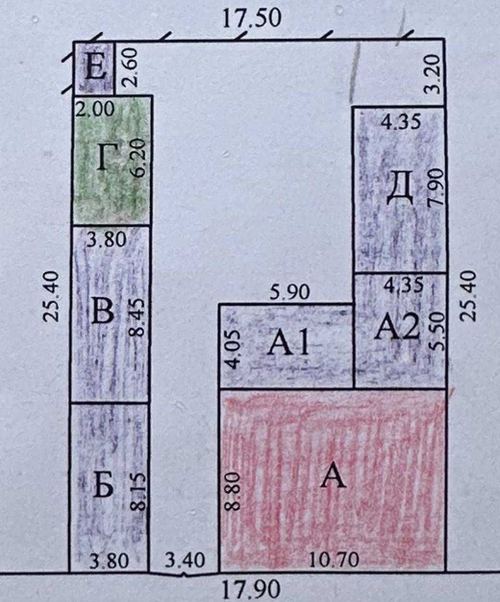 Улица Иззат, 4.5 сотки, 7 комнат, вдоль дороги, можно под нежилое, фасад 18м